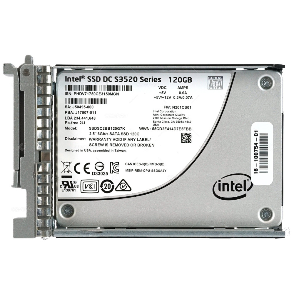 UCS-SD120GBKS4-EV CISCO ENTERPRISE SSD 120GB SATA 6G 2.5" SFF